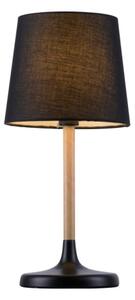 Leuchten Direkt 14423-18 - Stolná lampa NIMA 1xE14/40W/230V čierna