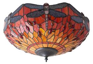Endon 70721 - Stropné svietidlo Tiffany DRAGONFLY 2xE27/60W/230V pr. 41 cm
