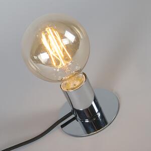 Moderná stolová lampa chróm - Facil