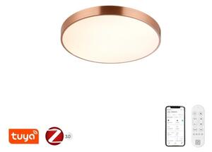 Immax NEO 07321L-LED Stmievateľné stropné svietidlo NEO LITE SEMPLICI 36W/230V priemer 40 cm medené + diaľkové ovládanie