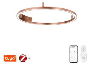 Immax NEO 07326-80C-LED Stmievateľné stropné svietidlo FINO LED/55W/230V 80 cm Tuya ružové zlato+diaľkový ovládač