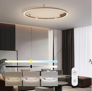 Immax NEO 07326-80C-LED Stmievateľné stropné svietidlo FINO LED/55W/230V 80 cm Tuya ružové zlato+diaľkový ovládač