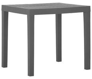 Záhradný stôl sivý 79x65x72 cm plast