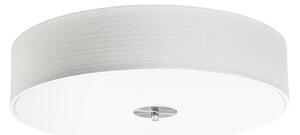 Vidiecka stropná lampa biela 50 cm - Drum Juta
