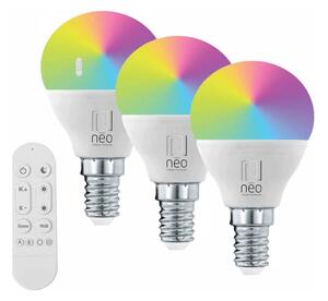 Immax NEO 07745CDO -SADA 3x LED RGB+CCT Stmievateľná žiarovka E14/6W/230V Wi-Fi+DO