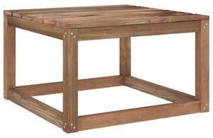 Záhradné paletové stoly 2 ks 60x60x36,5 cm impregnovaná borovica