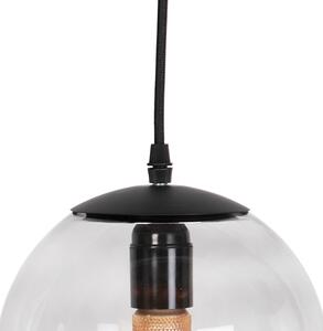 Moderná závesná lampa sivá 20 cm - Pallon
