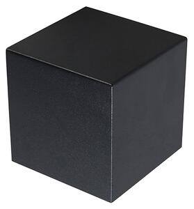 Moderné nástenné svietidlo čierne - Cube