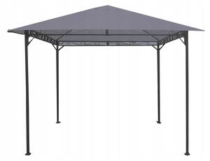 Záhradný pavilón 3x3x2,5 m - sivý