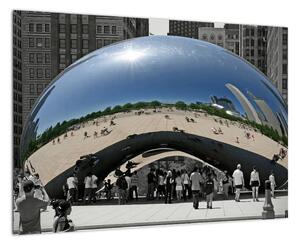 Centrum Chicago - moderný obraz (Obraz 60x40cm)