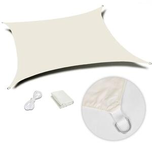 Tieniaca plachta na balkón - obdĺžnik - 3x2m - béžová (180g/m2)