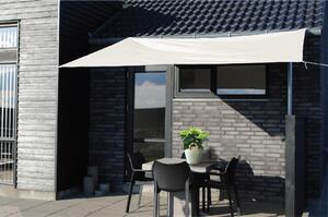 Tieniaca plachta na balkón - obdĺžnik - 3x2,5m - béžová (180g/m2)