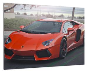 Obraz červeného Lamborghini (Obraz 60x40cm)