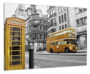 Abstraktný obraz - Londýn (Obraz 60x40cm)