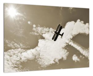 Letiace lietadlo - obrazy (Obraz 60x40cm)