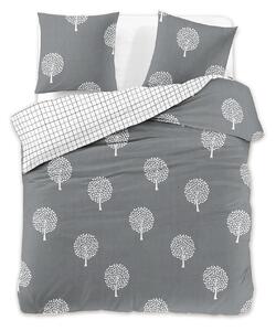 Bavlnené obliečky DUCATO ALBERO sivé Rozmer obliečky: 2 ks 80 x 80 cm | 200 x 200 cm