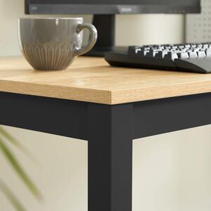 Dekorstudio Jedálenský stôl TESSA 120cm x 60cm - dub/čierne nohy