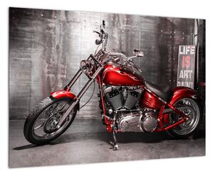 Obraz červené motorky (Obraz 60x40cm)