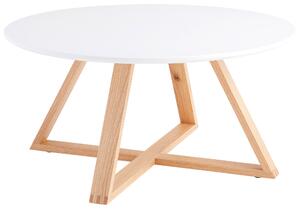 KONFERENČNÝ STOLÍK, biela, farba duba, drevo, kompozitné drevo, 80/80/39 cm MID.YOU - Stolíky do obývačky, Online Only