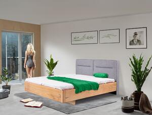 Dizajnová manželská posteľ 180 x 200 VIG C sivé látkové čelo