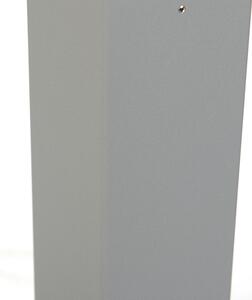 Moderné stojace vonkajšie svietidlo 50 cm sivé IP44 - Dánsko