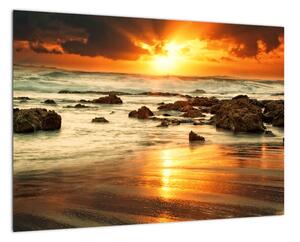 Západ slnka na mori - obraz (Obraz 60x40cm)