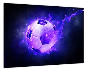Horiace futbalová lopta - obraz (Obraz 60x40cm)
