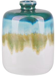 Kvetinová váza Viacfarebná keramická nádoba Príslušenstvo pre domácu dekoráciu 22 cm Moderný dizajn