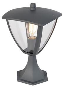 Moderný vonkajší lampiónový podstavec tmavošedý - Platar