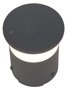 Moderné vonkajšie svietidlo tmavosivé vrátane LED - Bar