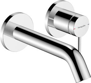 Hansgrohe Tecturis S, páková umývadlová batéria EcoSmart+ pod omietku s výtokom 165 mm, chrómová, HAN-73350000