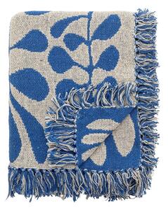 Modrá deka 130x160 cm Nevine – Bloomingville