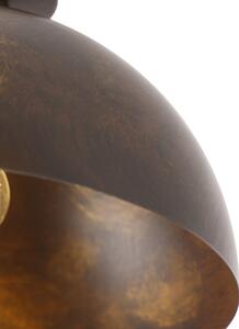 Priemyselné stropné svietidlo hrdzavohnedé 35 cm - Magna Classic