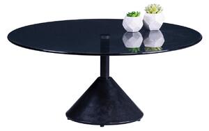 KONFERENČNÝ STOLÍK, sivá, čierna, kov, sklo, 60/60/35 cm Boxxx - Stolíky do obývačky, Online Only