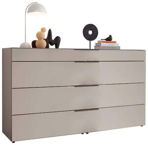 ŠIROKÁ KOMODA, sivá, 160/91,2/43 cm Dieter Knoll - Komody