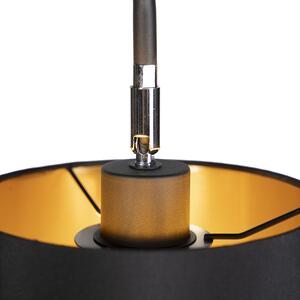 Moderná stojaca lampa čierna - Lofty