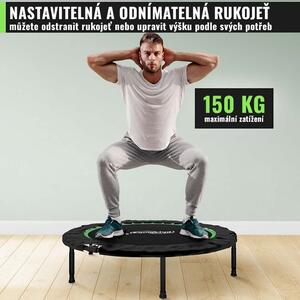 Physionics Fitness trampolína 101 cm, do 150 kg, zelená