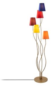 Dizajnová stojanová lampa Daneil IV 160 cm viacfarebná