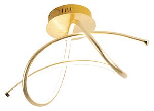 Dizajnové stropné svietidlo zlaté vrátane LED - Viola