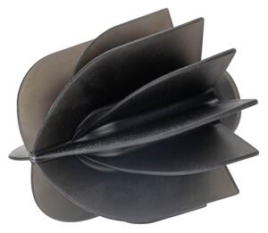 WENKO Rukoväť a kefa z nehrdzavejúcej ocele 75 mm čierna