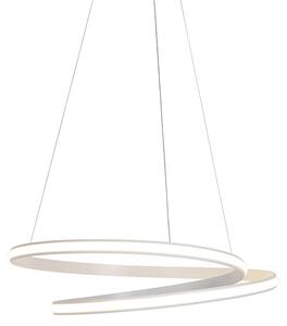 Moderné závesné svietidlo biele 74 cm vrátane LED stmievateľné - Rowan