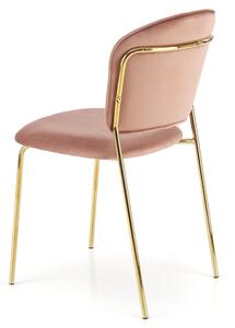 Jedálenská stolička SCK-499 ružová