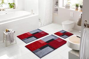 GRUND ATALA - Kúpeľňová predložka červená Rozmer: 60x100 cm