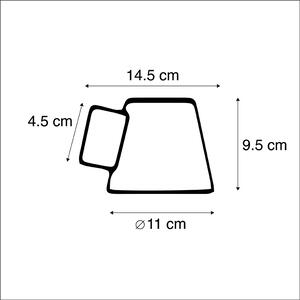 Moderné vonkajšie nástenné svietidlo čierne IP44 - Skittle