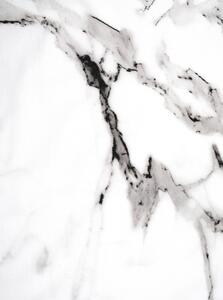 Bielo-čierne obliečky na jednolôžko z bavlneného perkálu Westwing Collection Malin, 155 x 220 cm