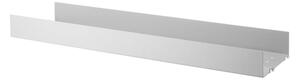 String Polica String Metal Shelf High Edge 78 x 20, grey