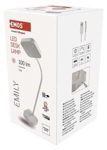 Emos EMILY biela Z7627 - LED stolná lampa