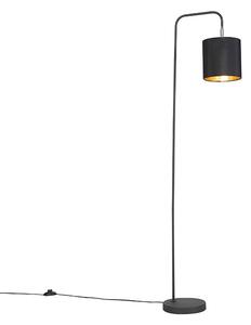Inteligentná stojaca lampa čierna vrátane svetelného zdroja WiFi A60 - Lofty
