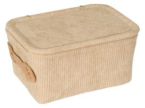 Béžový úložný box Wenko Anela, 19 x 10 cm