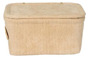 Béžový úložný box Wenko Anela, 19 x 10 cm